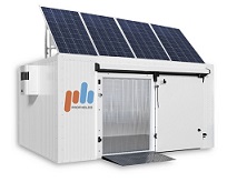 Solar-powered cold chambers