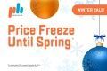 Price Freeze Until Spring!