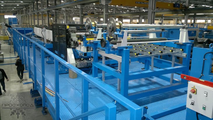 The continuous line at the new ProfHolod’s plant